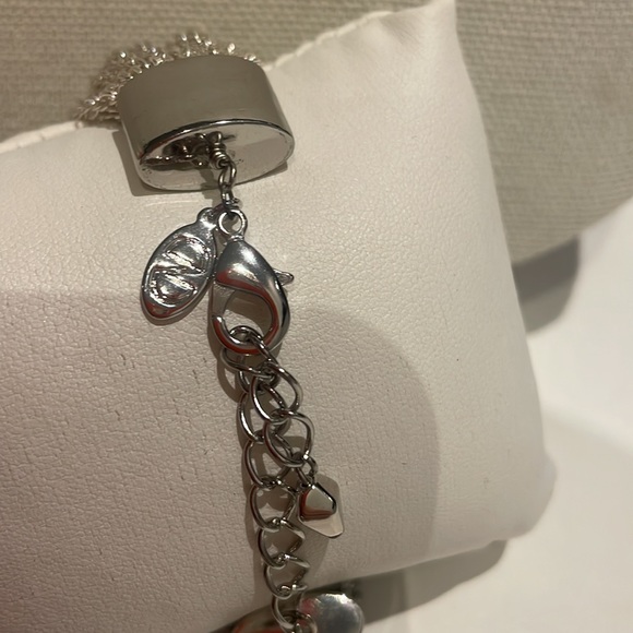 2 tone chain bracelet by Caroline Neron - Picture 2 of 3